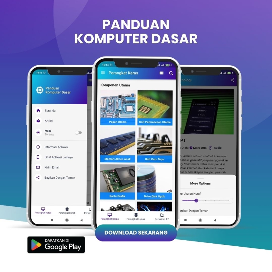 Aplikasi Panduan Komputer Dasar