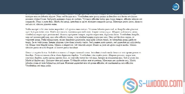 Cara Membuat persentase scrollbar di blog atau website