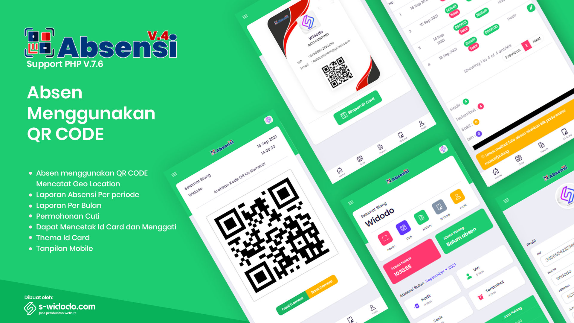 Aplikasi Absensi Mengunakan QR Code & GPS