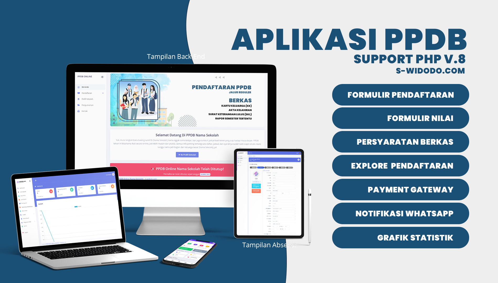 Aplikasi PPDB (Pendaftaran Siswa baru)